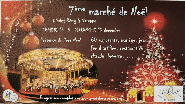 affiche noël pont de varenne